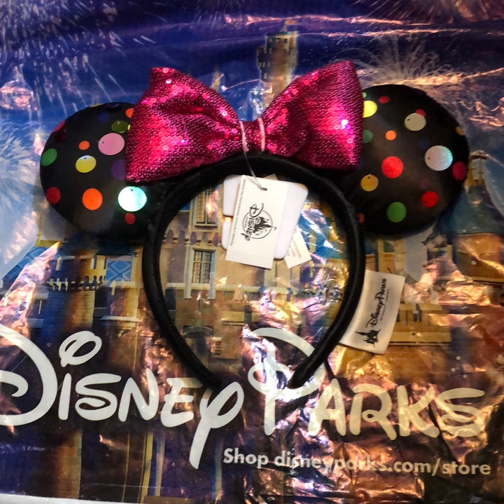 Disney Parks Rock the Dots Minnie Mouse Ears